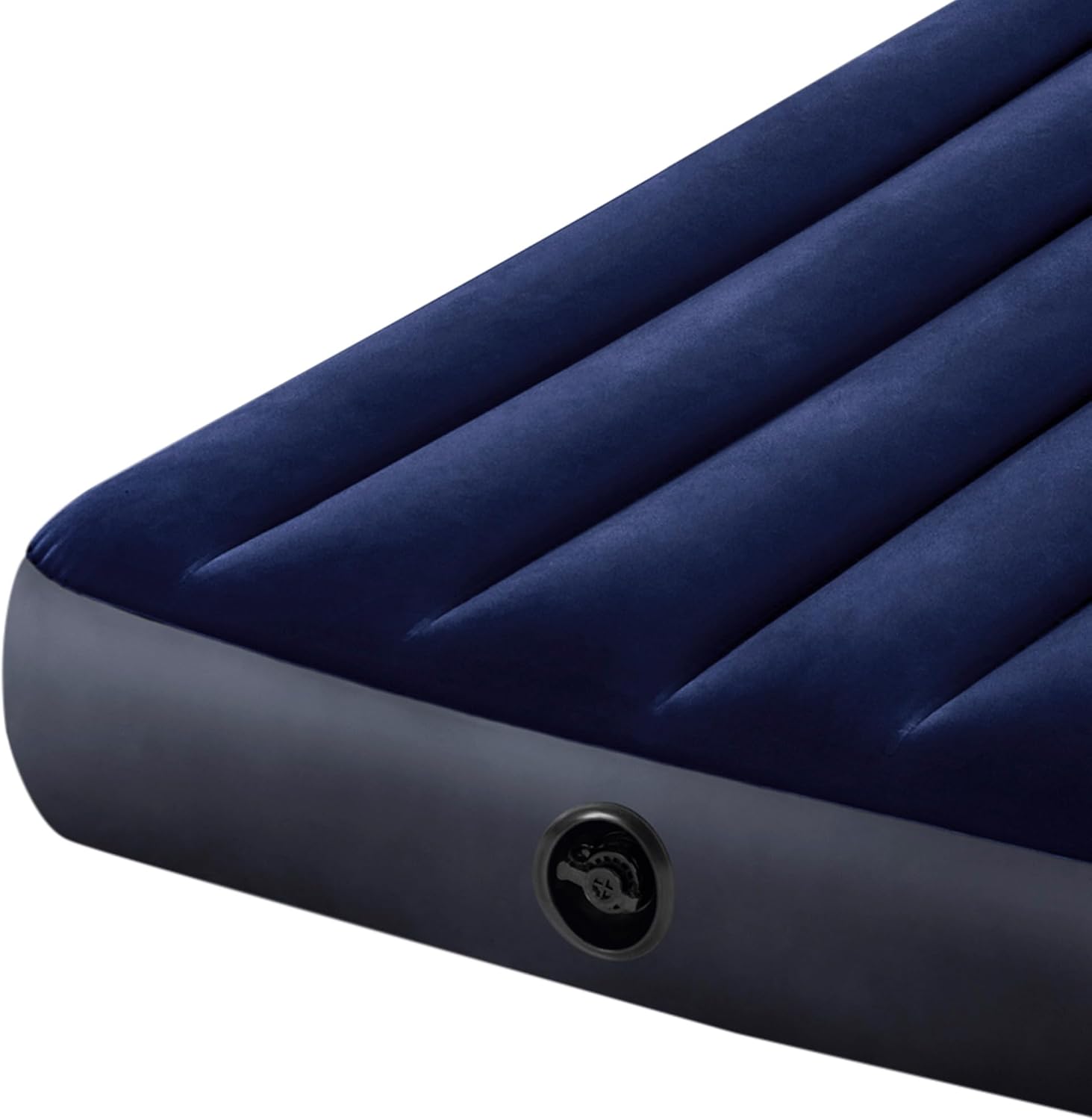Detalle de Intex Classic Downy Dura-Beam (99x191x25 cm): colchón hinchable individual para camping e interior