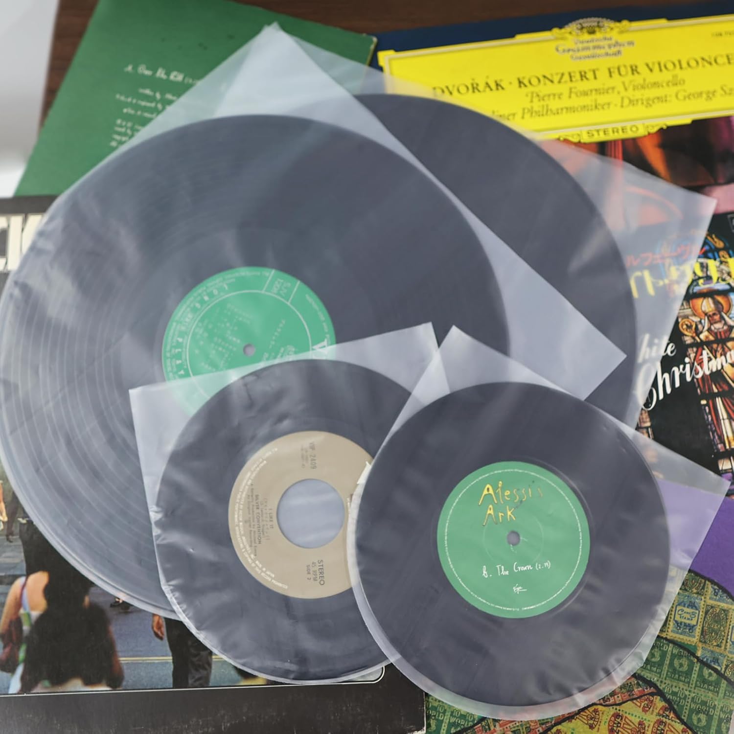Thumbnail 4 de Vinyl Record Inner Sleeves, 7-Inch