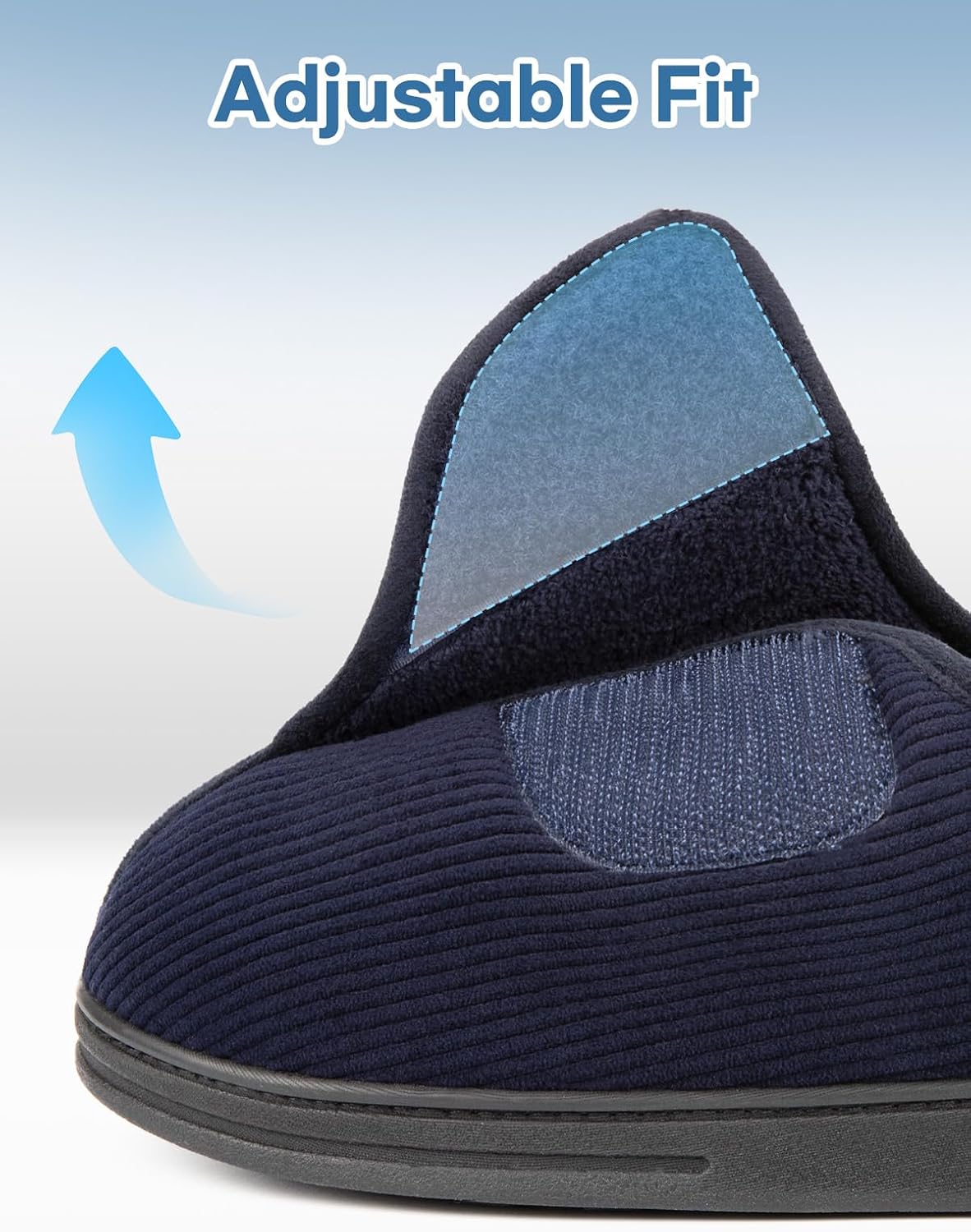 Detalle 2 de LongBay Men's Memory Foam Slippers