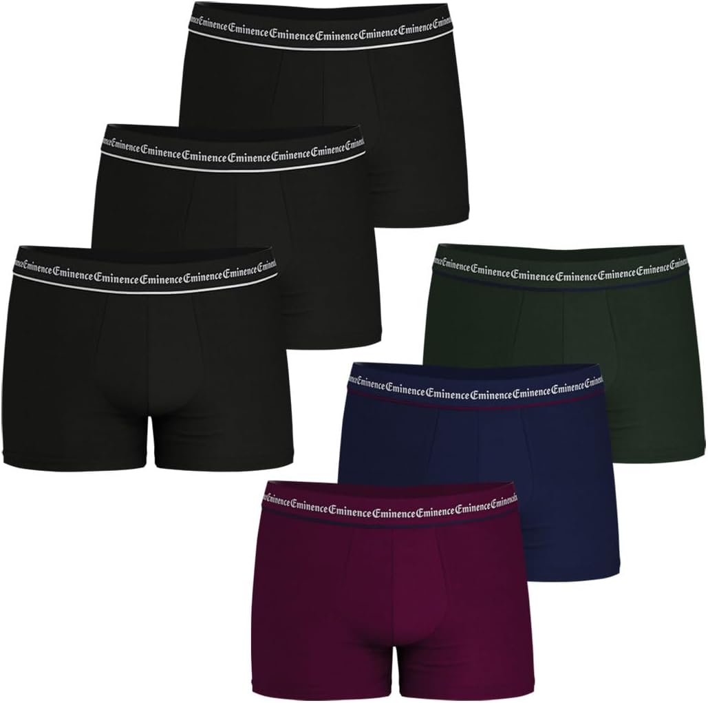 Thumbnail 6 de Eminence – Lot de 6 Boxers Homme Business en Coton Premium et Elasthanne, Tissage stretch et coutures doublées