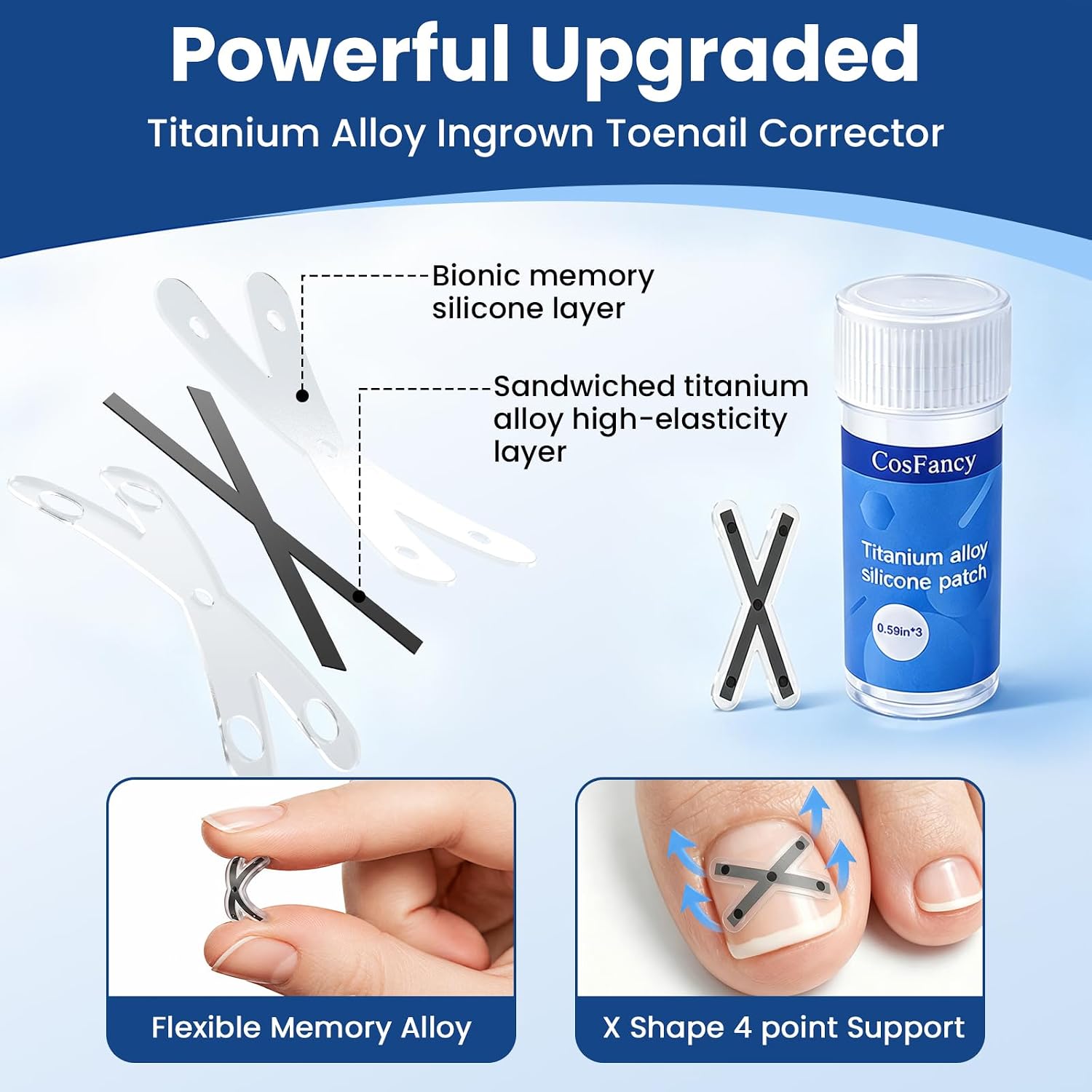 Thumbnail 2 de Ingrown Toenail Corrector, Titanium Alloy