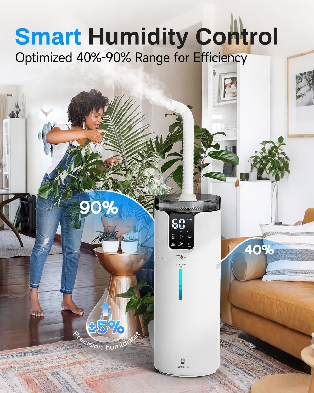 Thumbnail 4 de Lacidoll Humidifier 16L for 1500 ft² 🏠