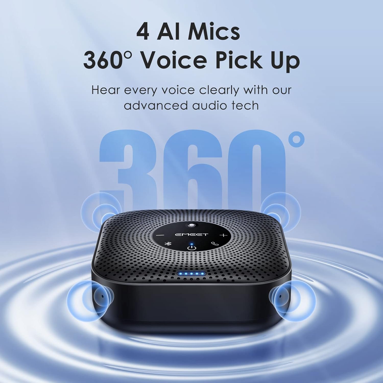 Thumbnail 1 de EMEET M0 Plus conference speakerphone 16 people