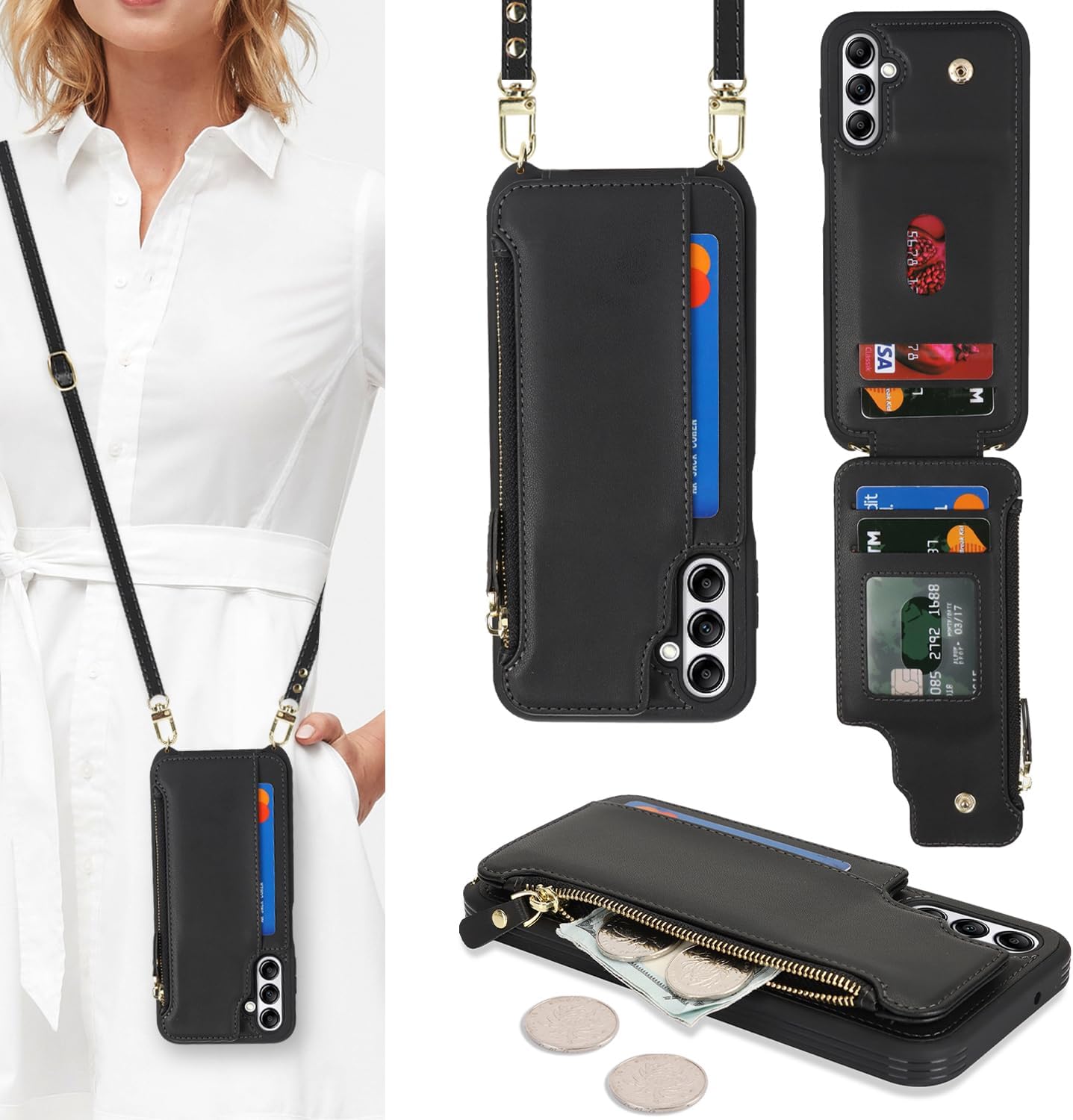 Thumbnail 6 de Cavor wallet phone case, PU leather