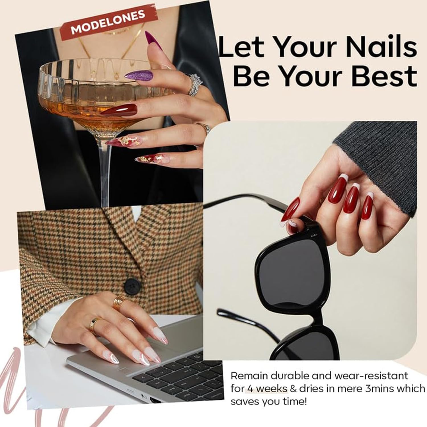 Detalle 2 de Modelones Gel Nail Polish Set, 36 Colors