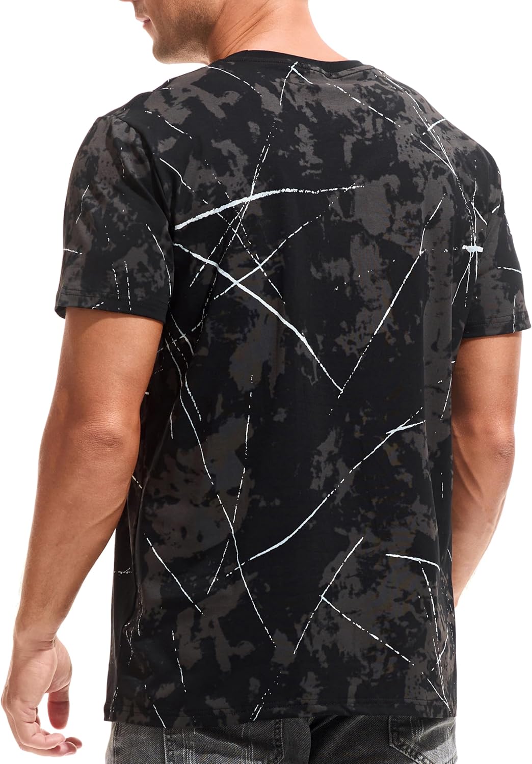 Thumbnail 1 de USALL Herren Sommer DruckT-Shirt – 95% Baumwolle, atmungsaktiv, Kurzarm