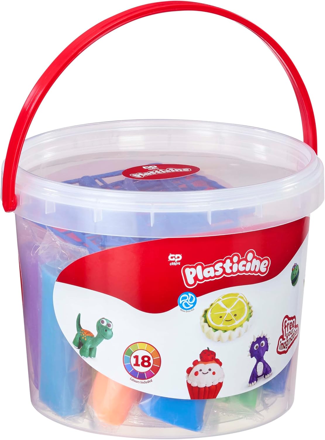 Thumbnail 1 de Plasticine The Original Big Bucket Set – Original Modelling Clay with 18 Sticks, Tools & Instructions