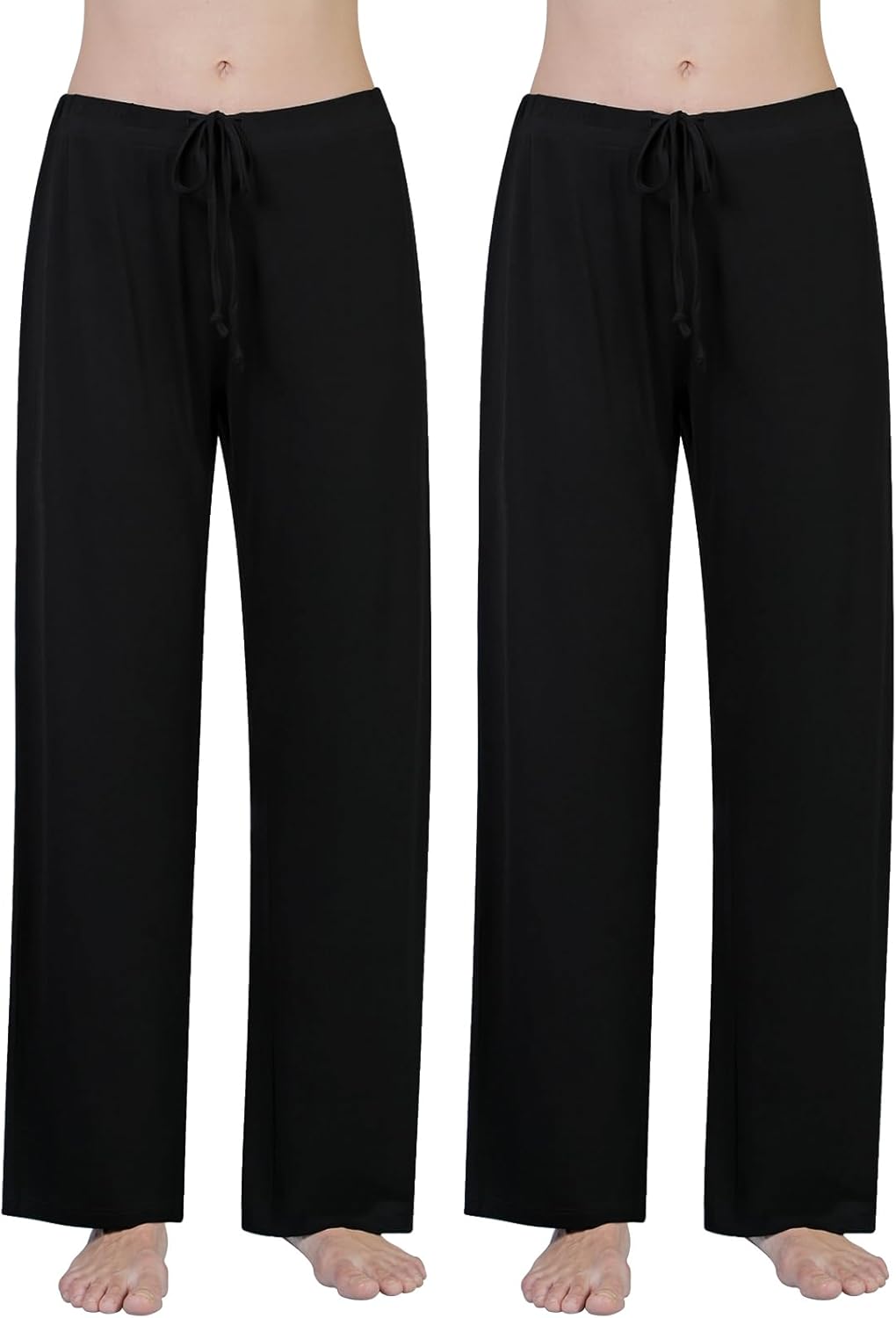 Thumbnail 6 de Ymmchy Damen-Schlafanzughose lang (2er-Pack) aus 95% Modal, mit Taschen