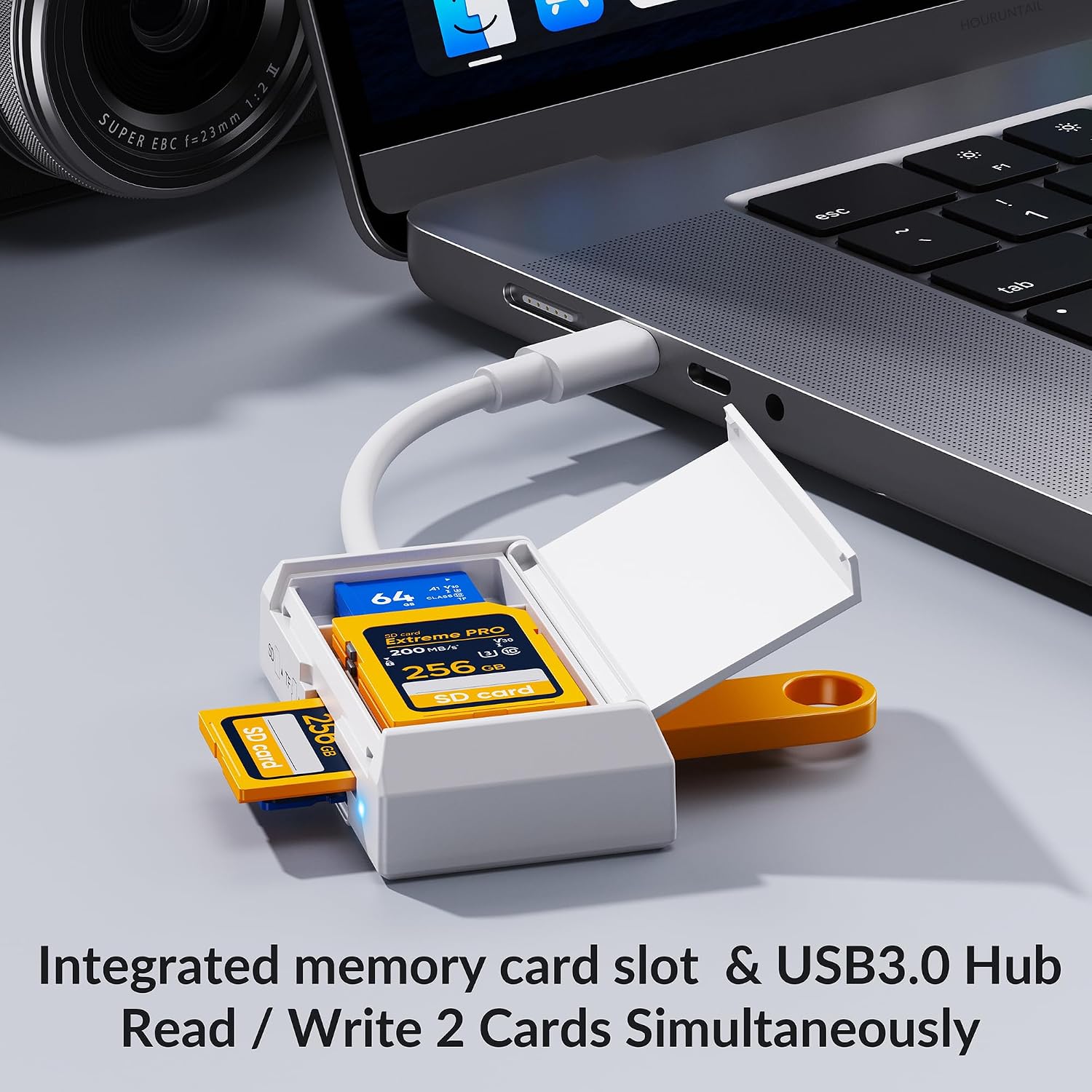 Thumbnail 1 de HOURUNTAIL SD/TF-Kartenleser USB-C Plug & Play