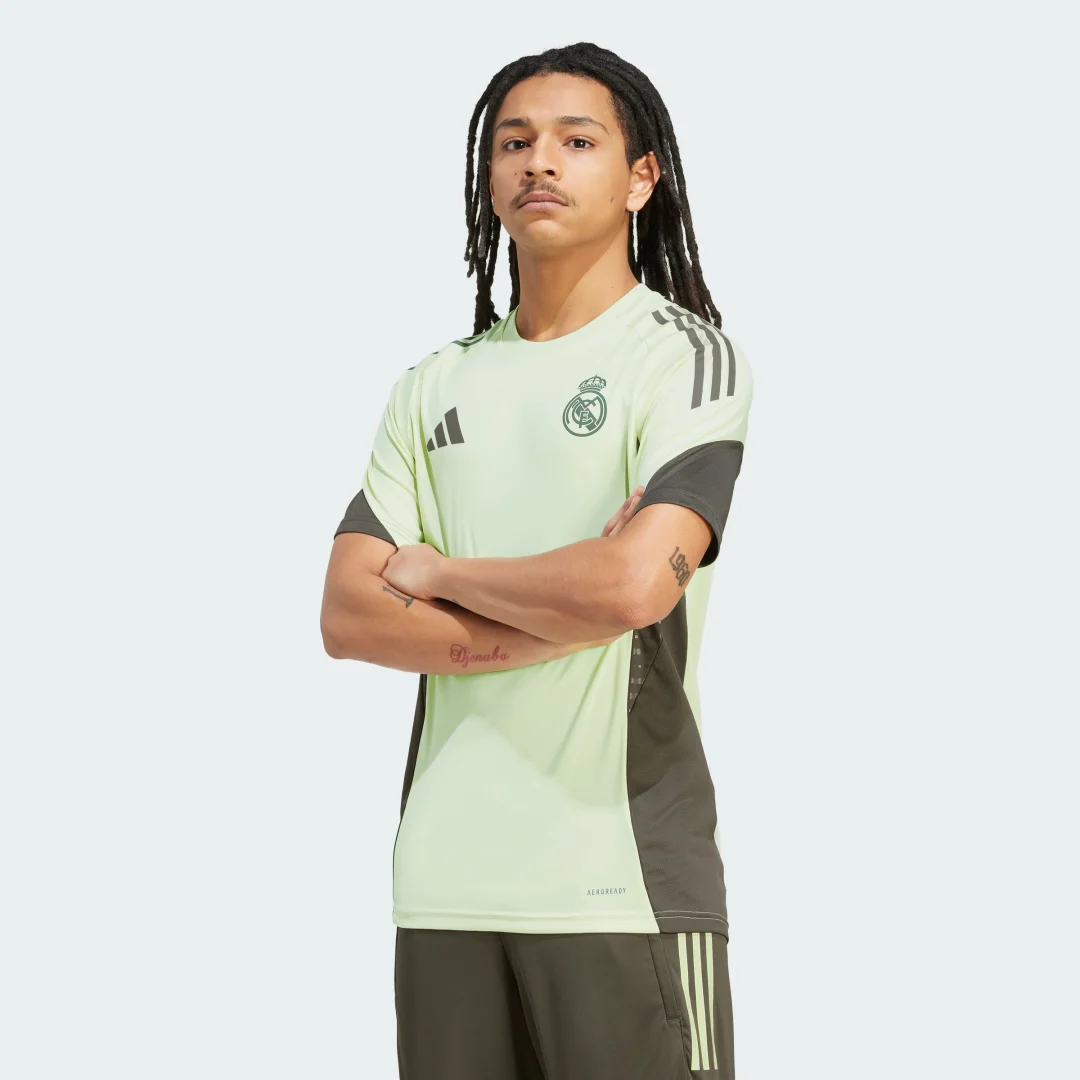 Detalle de Camiseta entrenamiento Real Madrid Tiro 25 Competition de Adidas – verde
