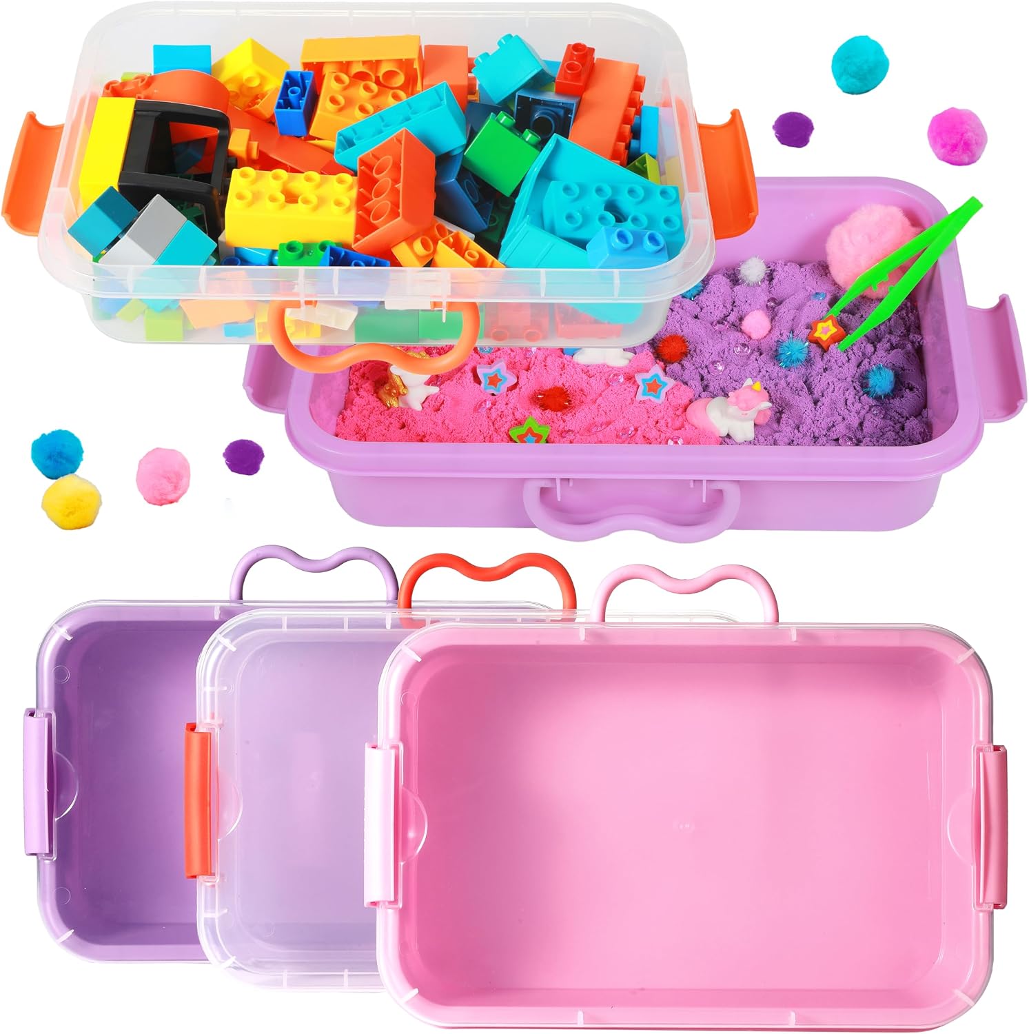 Thumbnail 6 de Carolart 3 Pack Sensory Bin 13.5 Inch