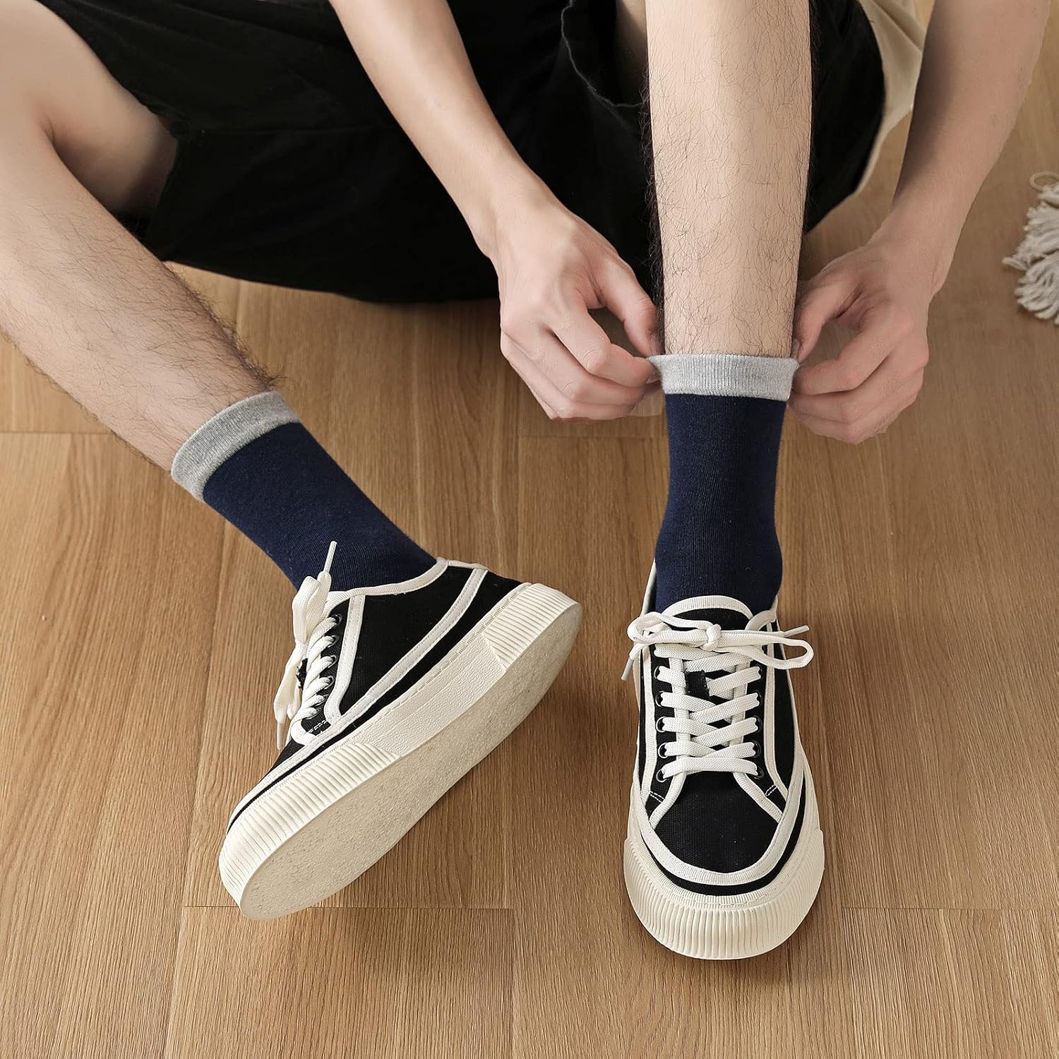 Thumbnail 5 de PUTUO Chaussettes à 5 doigts pour homme en coton (EU 39-44) – lot 3/4/5 paires
