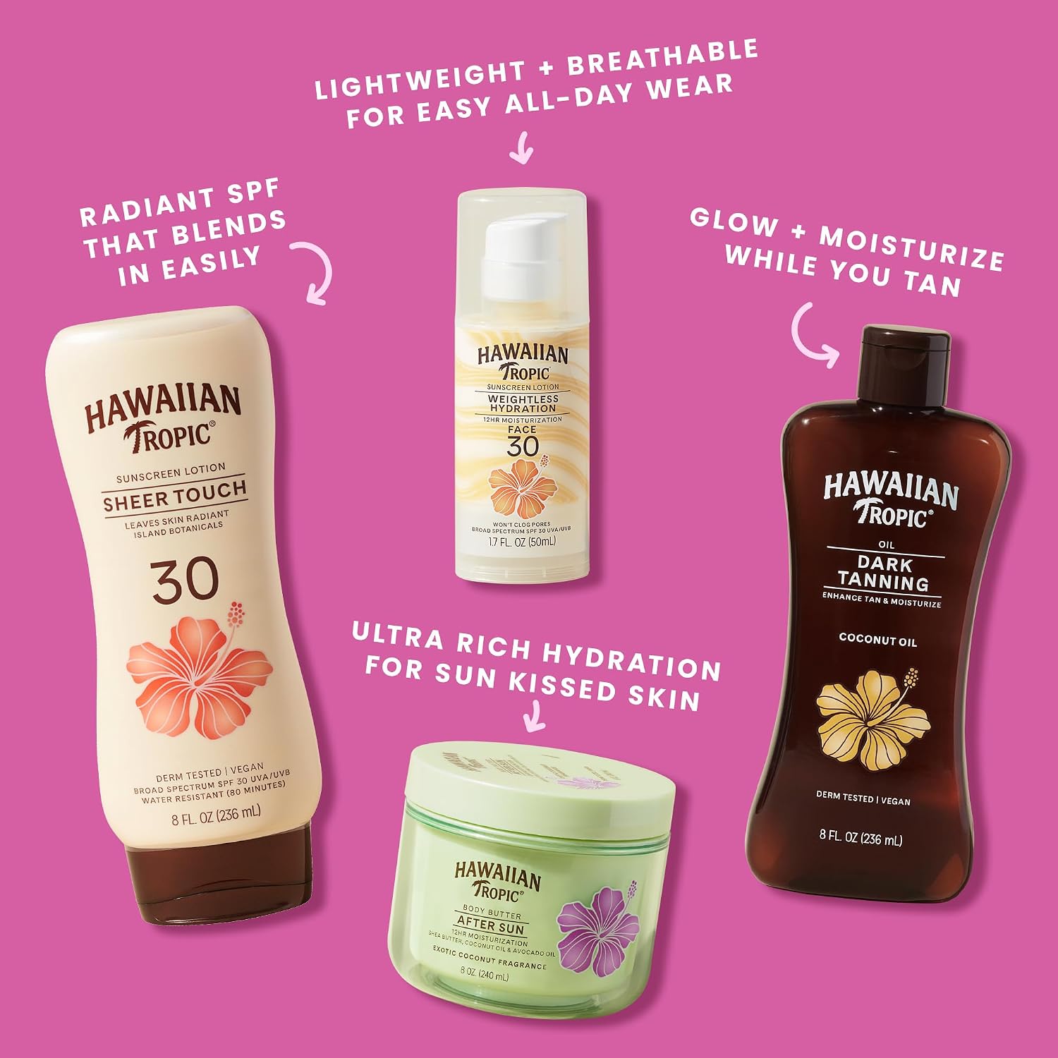 Thumbnail 6 de Hawaiian Tropic After Sun Body Butter with Coconut Oil (8oz) — intensively hydrating after sun lotion