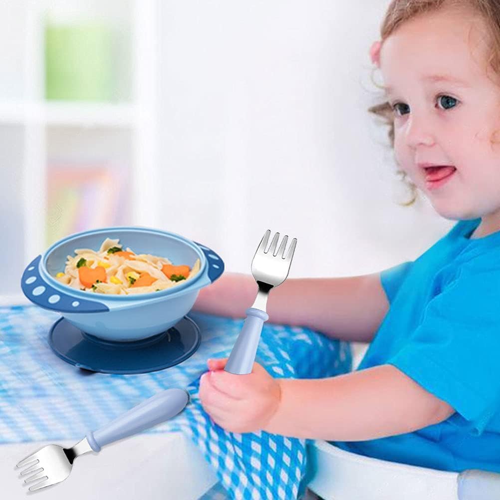 Detalle 1 de MEETOZ toddler forks, 6 piece set