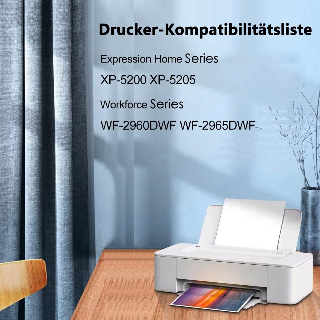Detalle 2 de 503XL Multipack Druckerpatronen kompatibel mit Epson – 10er-Pack (Schwarz, Cyan, Magenta, Gelb) für XP-5200/5205 und WF-2960/2965DWF