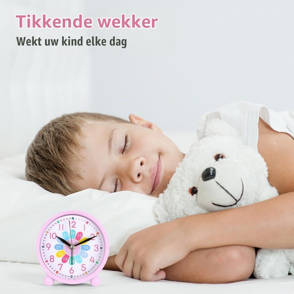 Detalle de OSDUE P2-KTNCO1250731-FBA kinderwekker, analoog, 10 cm en 1-24-uurswijzerplaat
