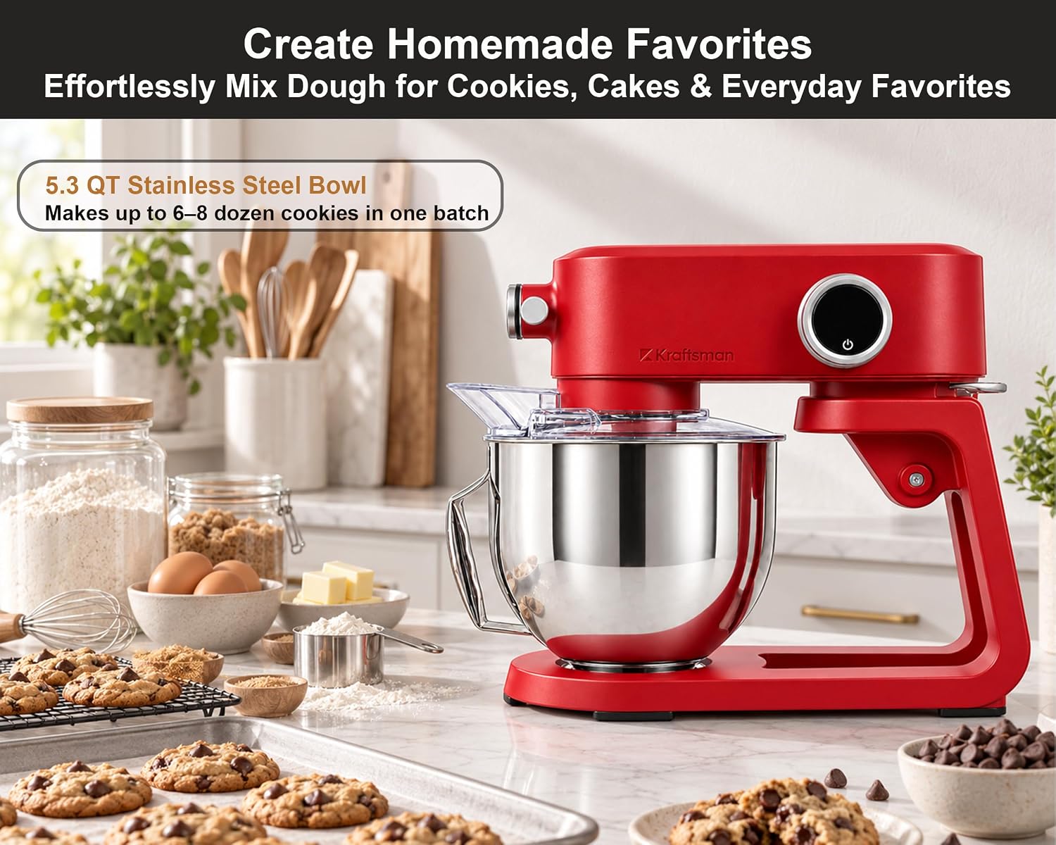 Thumbnail 2 de Kraftsman 5.3-Quart Stand Mixer