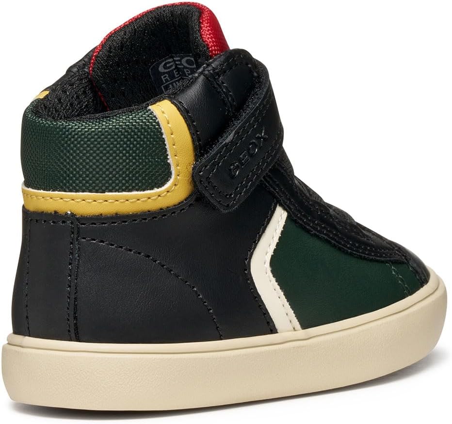 Detalle de Geox Jungen B Gisli Boy CSneaker – atmungsaktiver Sneaker für Jungen mit einfachem Einstieg