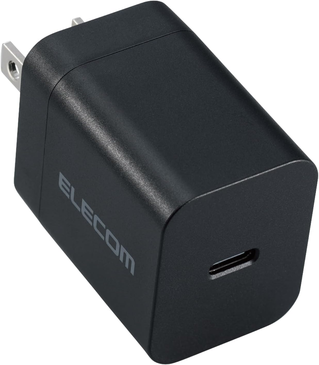 Detalle de エレコム EC-AC6820BK USB-C充電器 20W・USB PD対応・GaN採用・折りたたみ式プラグ