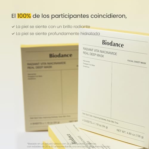 Thumbnail 8 de BIODANCE Refreshing Vita Real Deep Mask: Maschera Viso Hydrogel Notturna 34g x 4 pezzi