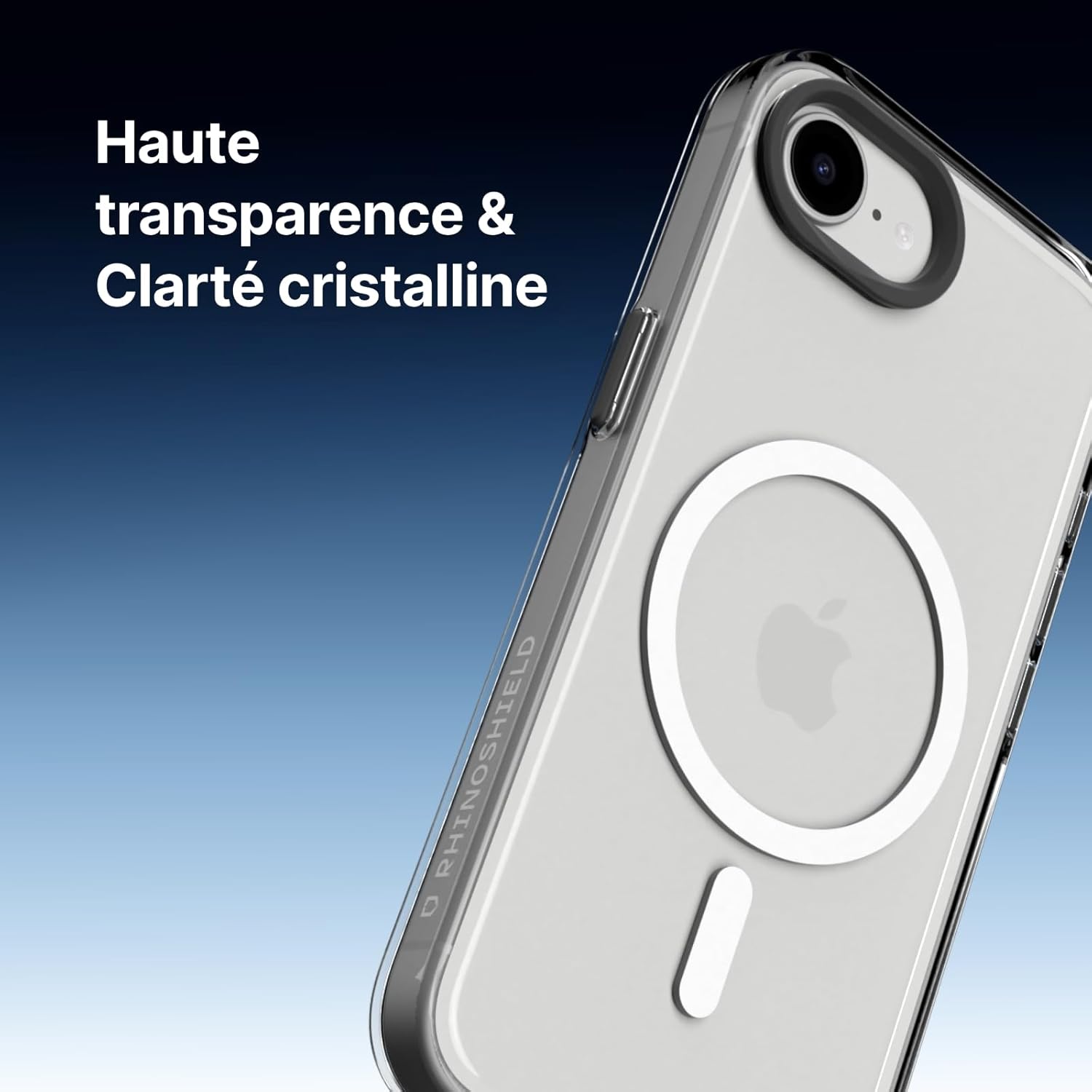 Thumbnail 3 de RhinoShield JellyTint pour iPhone 17e / 16e – Noir Quartz, MagSafe et protection renforcée