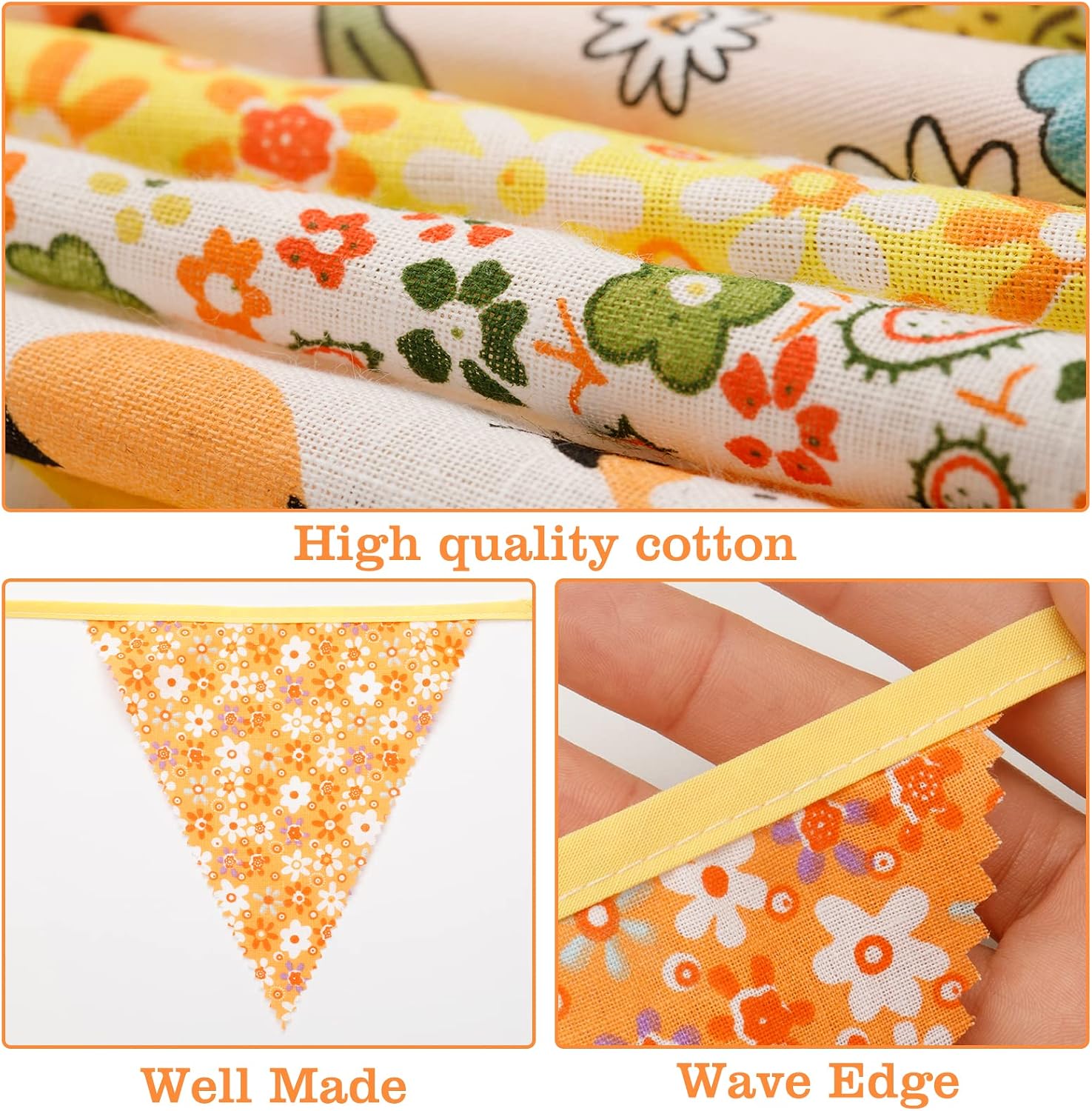 Detalle 2 de G2PLUS Floral Bunting Banner 12M