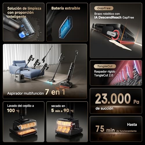 Thumbnail 12 de DREAME H15 Mix 7 en 1 aspirador 23.000 Pa