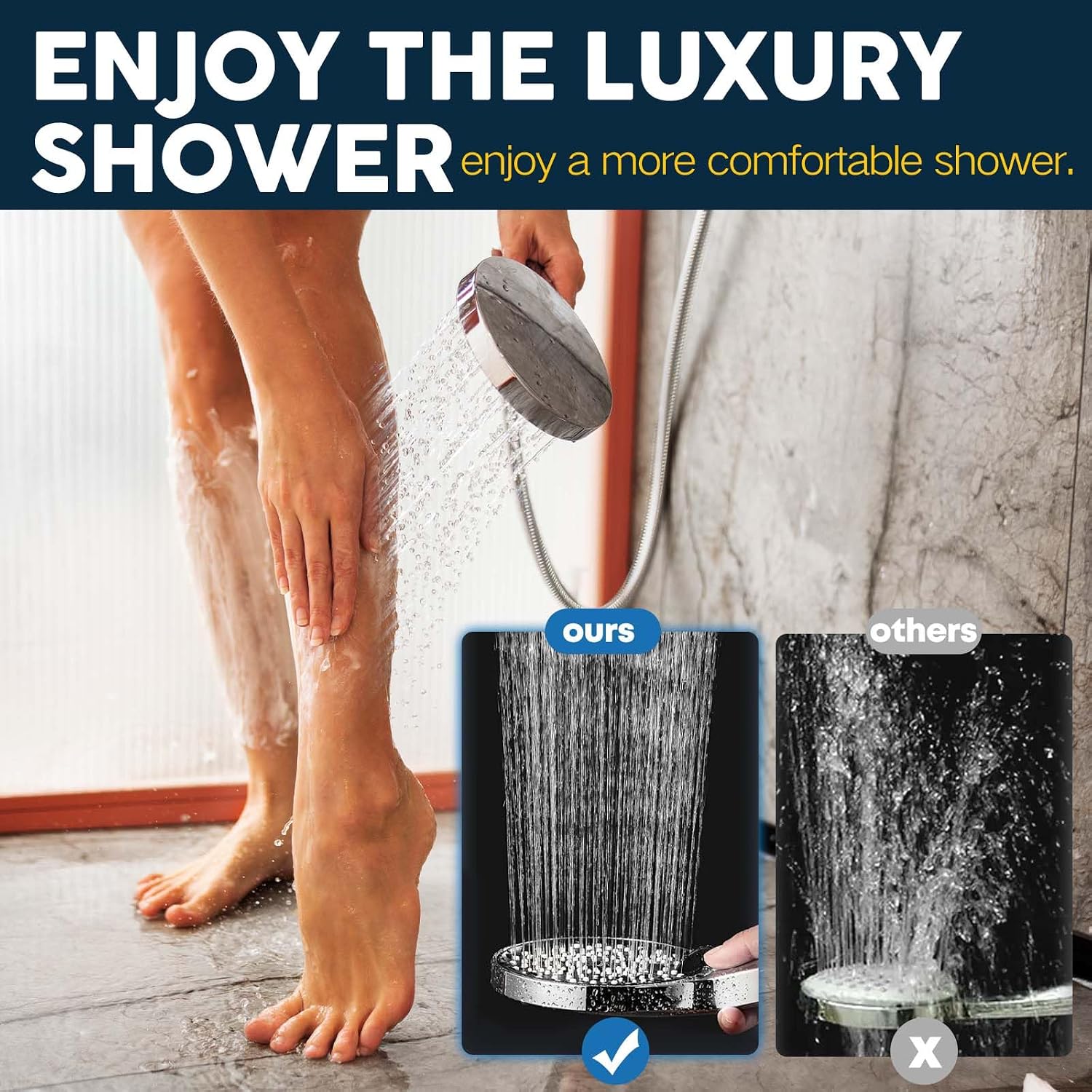 Thumbnail 4 de 8" Rain Shower Head with Handheld Combo