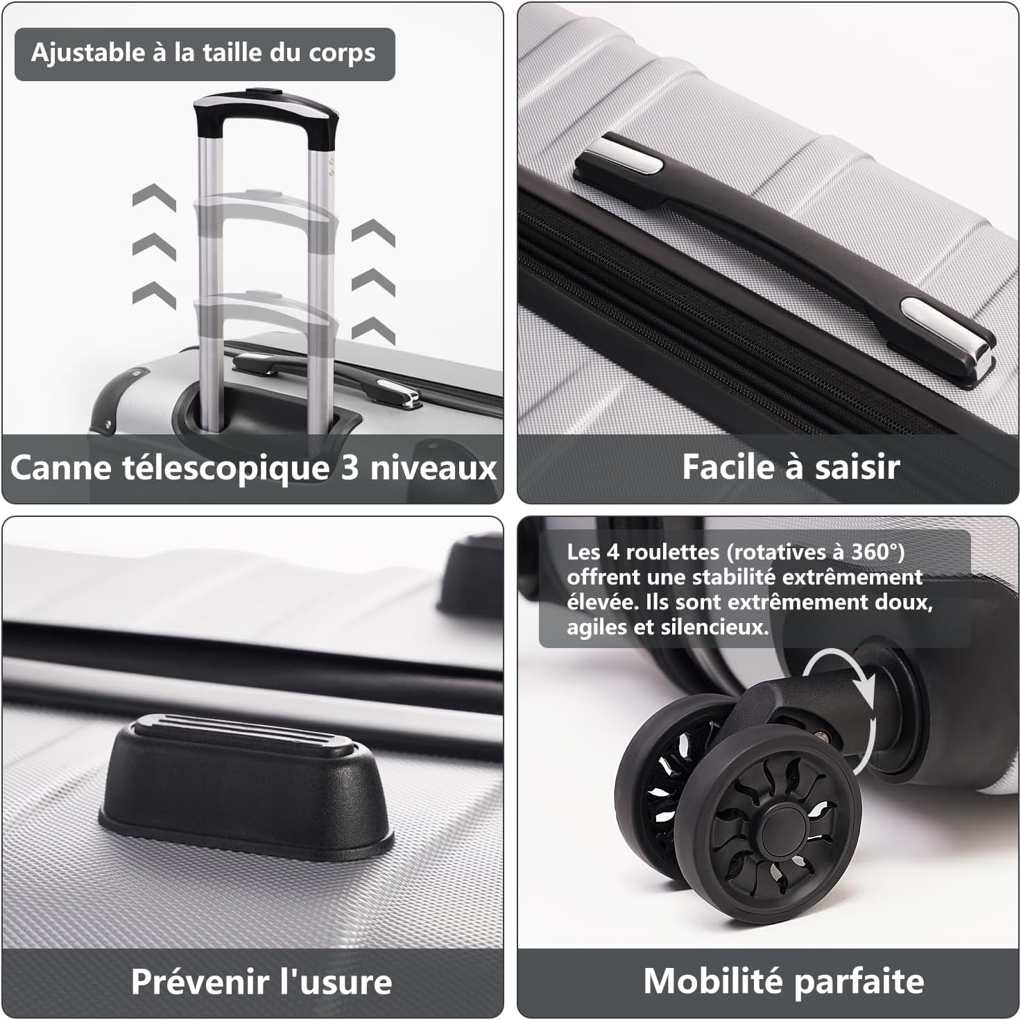Detalle 2 de COOLIFE Valise 77 cm 93 L Rigide