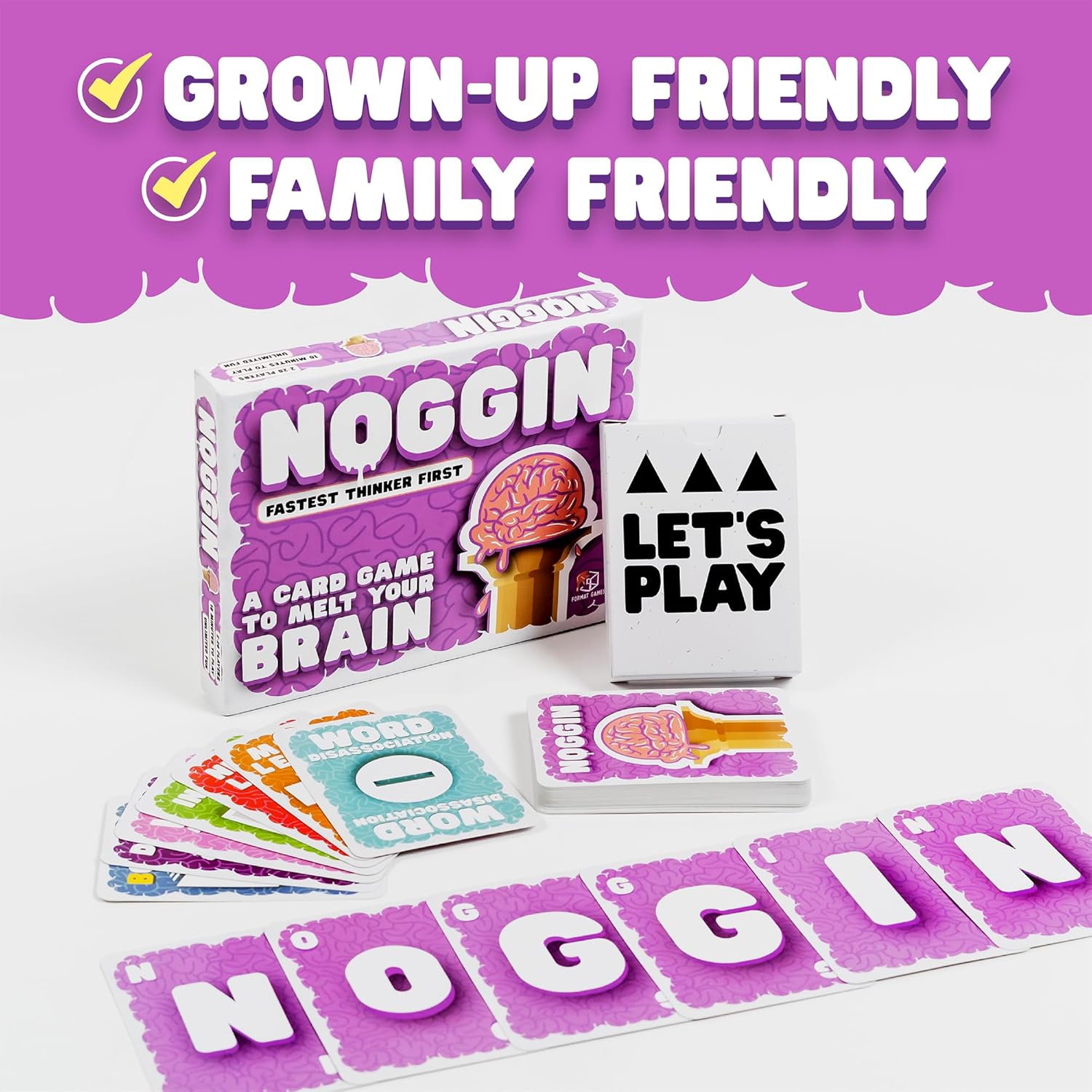 Detalle de Format Games Noggin card game โ Ages 12+ ๐ฒ