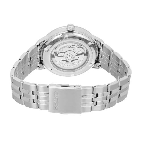 Detalle de Seiko SRPH87K1 Men’s Analog Automatic Watch with Stainless Steel Strap