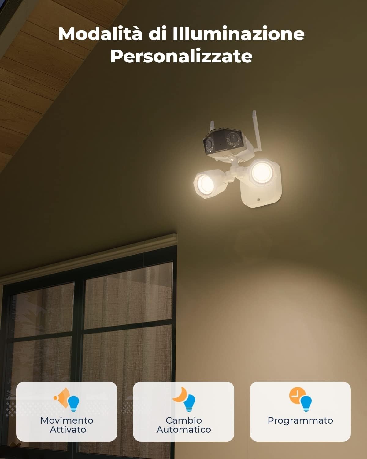 Thumbnail 4 de Reolink Telecamera Wi‑Fi 4K esterna con doppio obiettivo 180° e Duo Floodlight
