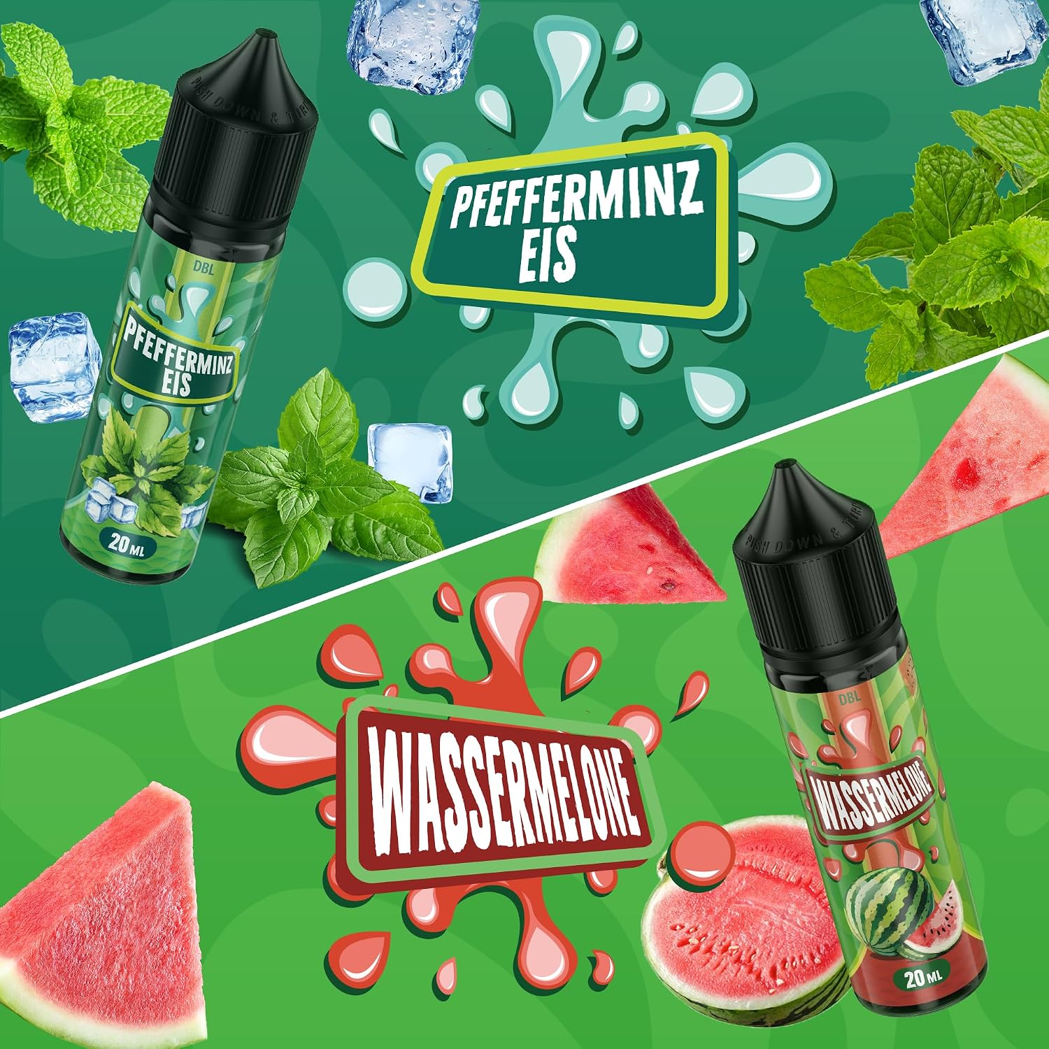Detalle de Lebensmittelaroma 20ml – Intensives Aroma zum Backen (5er Pack)