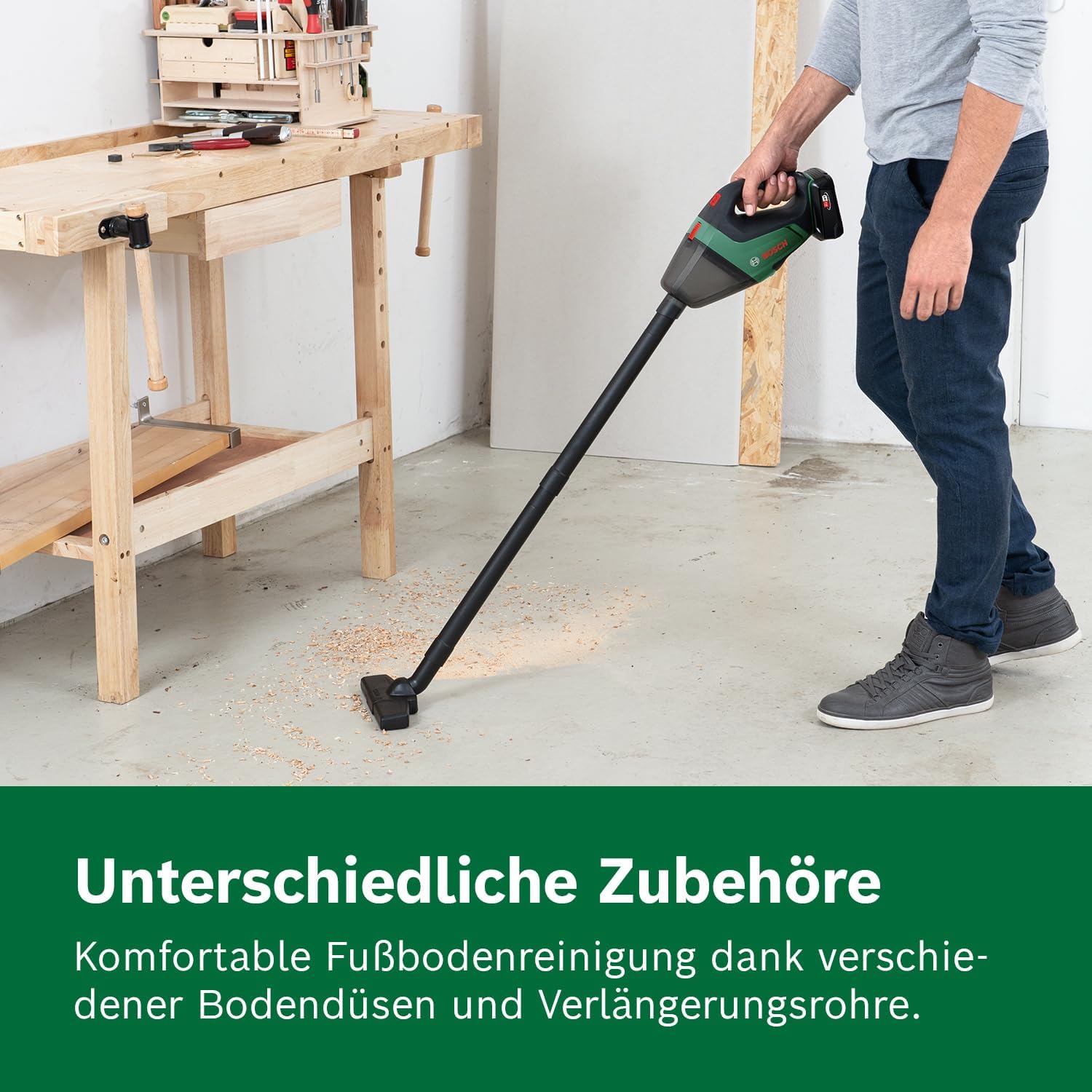 Thumbnail 5 de Bosch Akku-Staubsauger UniversalVac 18 – 18-V-System mit 2,5-Ah-Akku (im Karton)