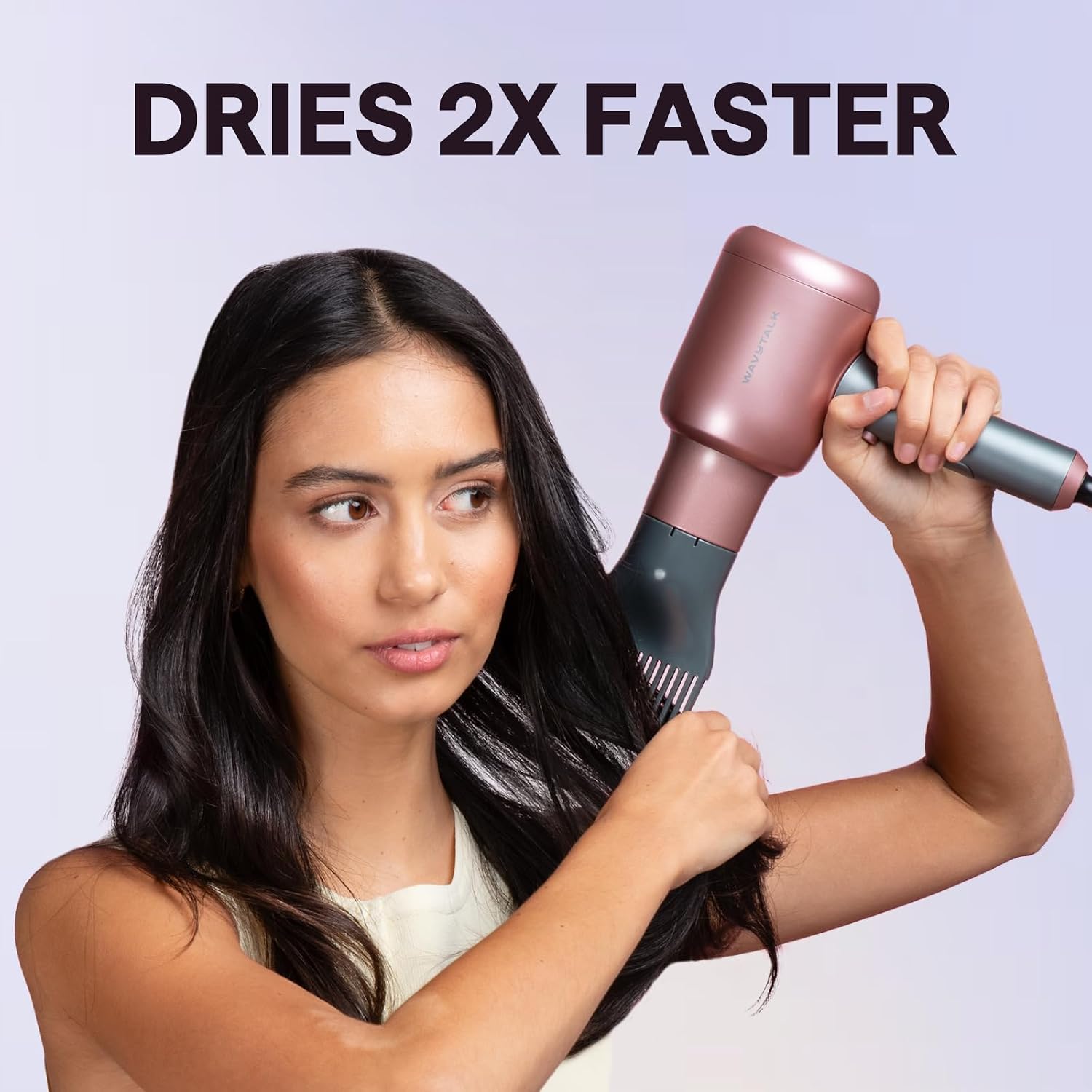 Detalle 2 de wavytalk 5917 Blown Away Ionic Hair Dryer with Diffuser, 1875W, 3 Attachments