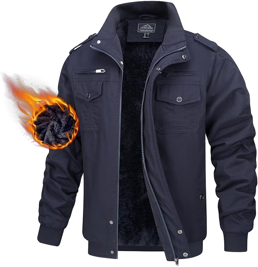Thumbnail 6 de TACVASEN Giacca Militare Invernale Uomo pile interno