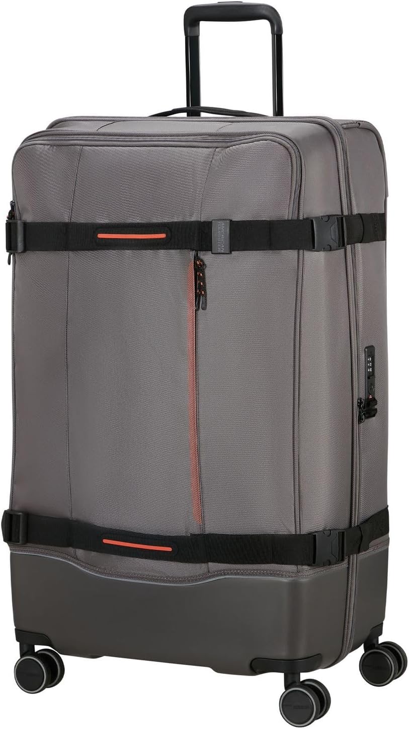 Detalle de American Tourister Urban Track Spinner L 79 cm (106 L) – Valise gris foncé