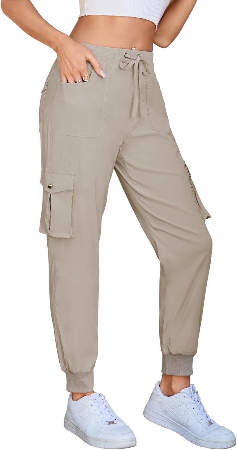 Thumbnail 6 de Hormtaer Women’s 3/4 Cargo Capri Joggers with 6 Pockets – Summer Outdoor Hiking Trousers