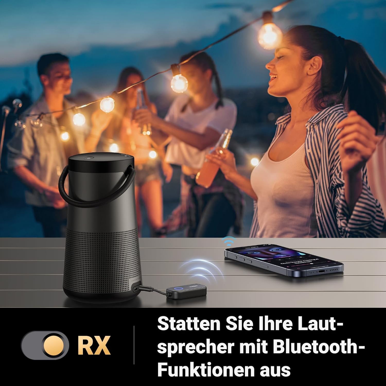 Thumbnail 6 de UGREEN aptX Bluetooth 5.3 Adapter 20 Std. Akku 📡
