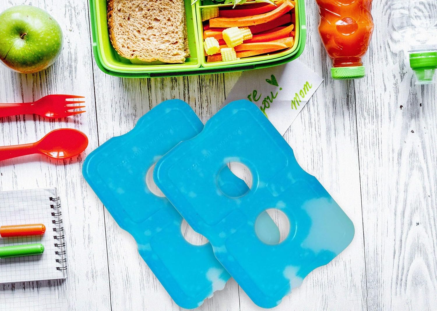 Thumbnail 6 de Healthy Packers Slim Reusable Ice Packs (Set of 8) for Lunch Boxes & Coolers