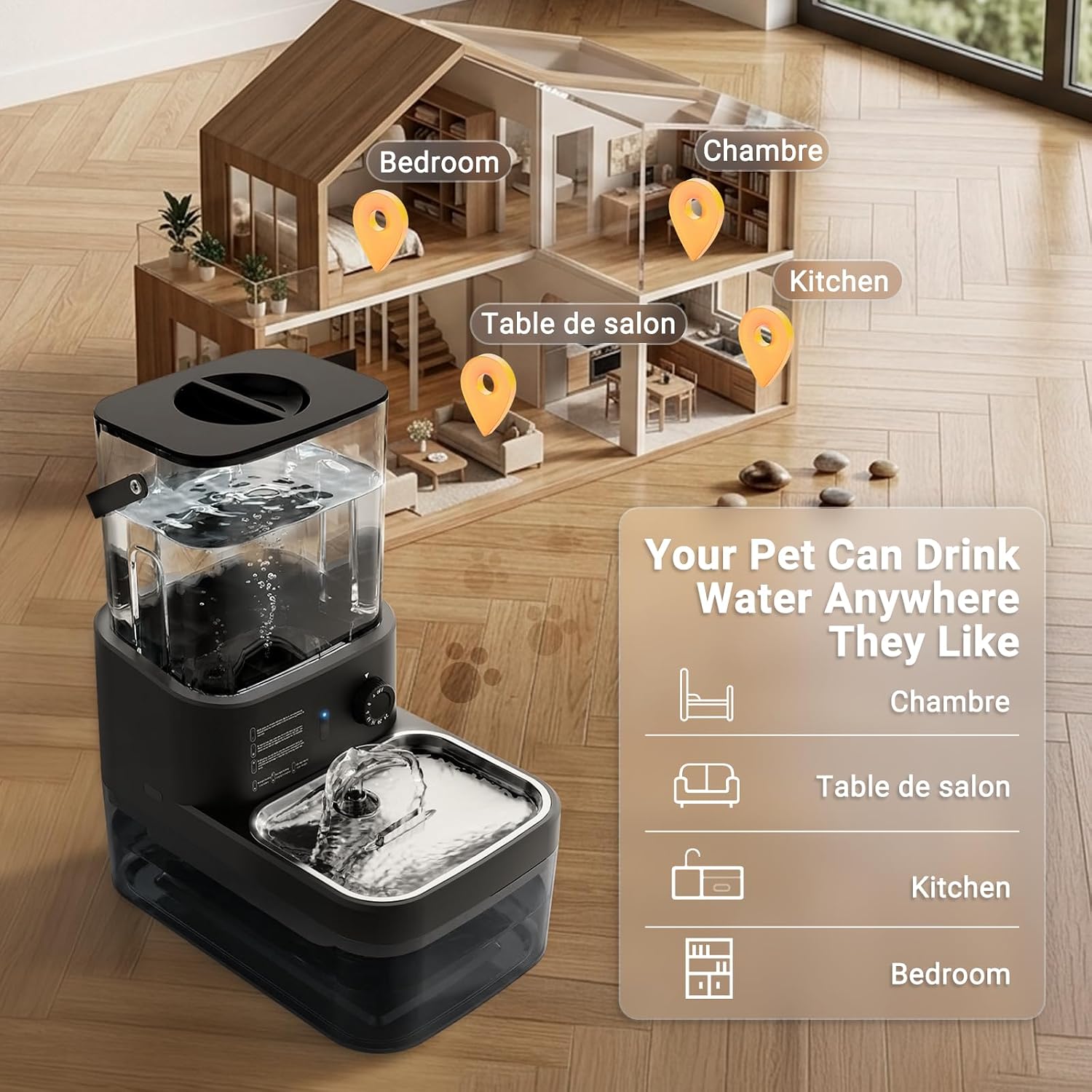 Thumbnail 6 de Cat Water Fountain, 3L