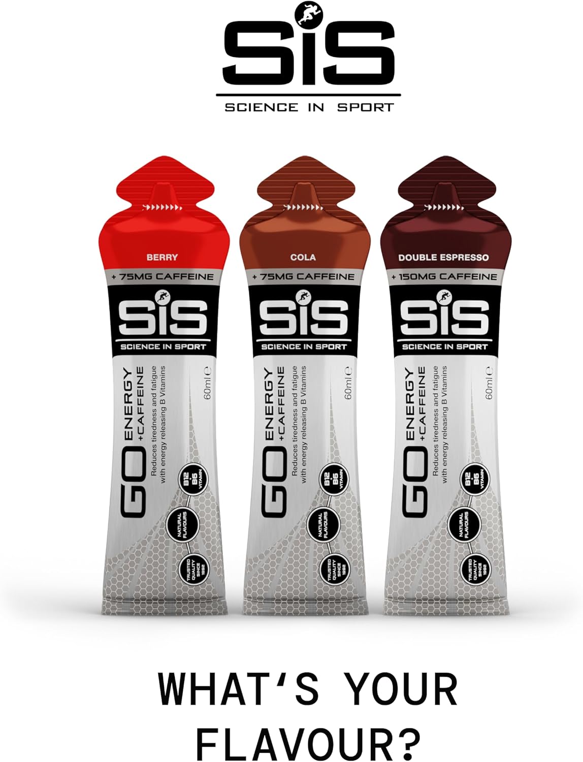 Thumbnail 5 de Science in Sport Go Isotonic Gel with Caffeine Berry 60ml