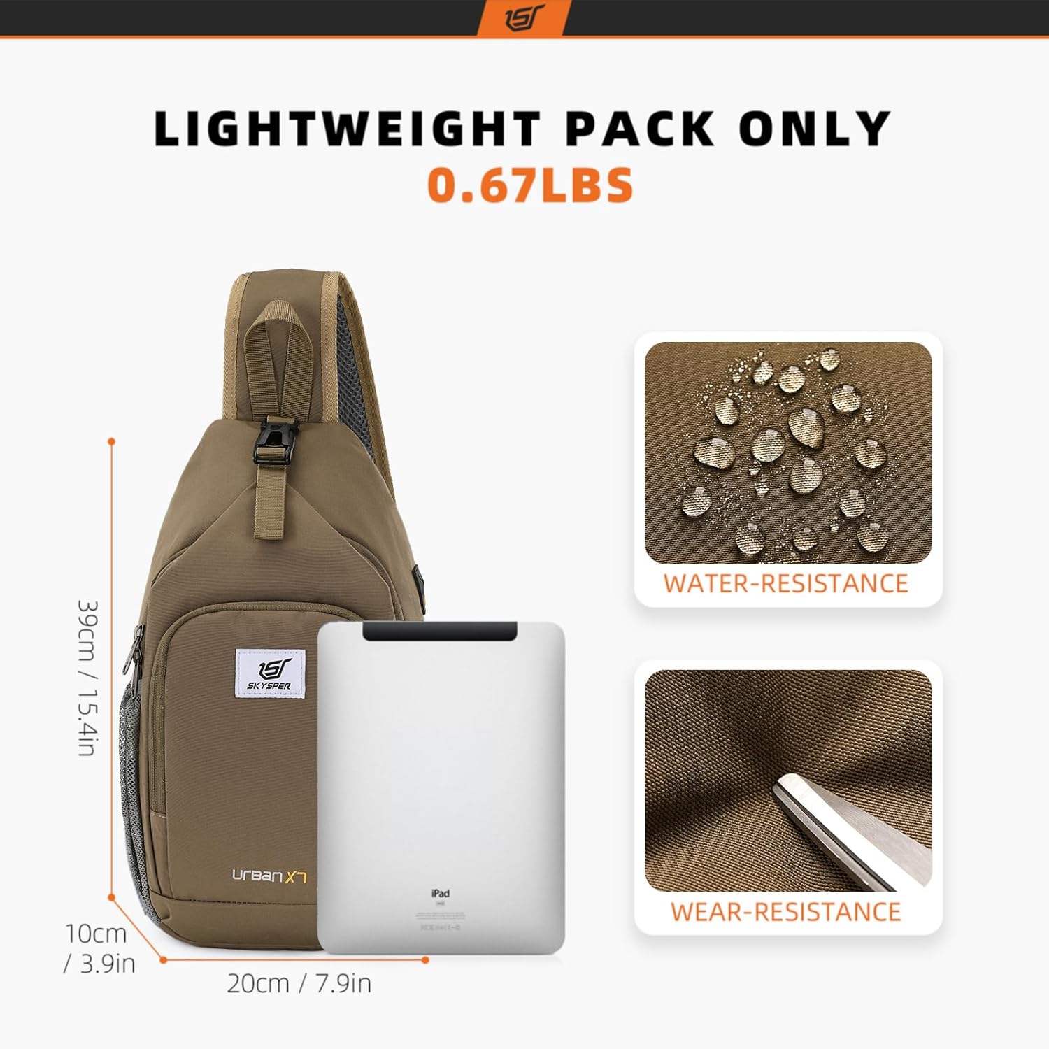 Thumbnail 4 de SKYSPER Sling Bag RFID crossbody daypack