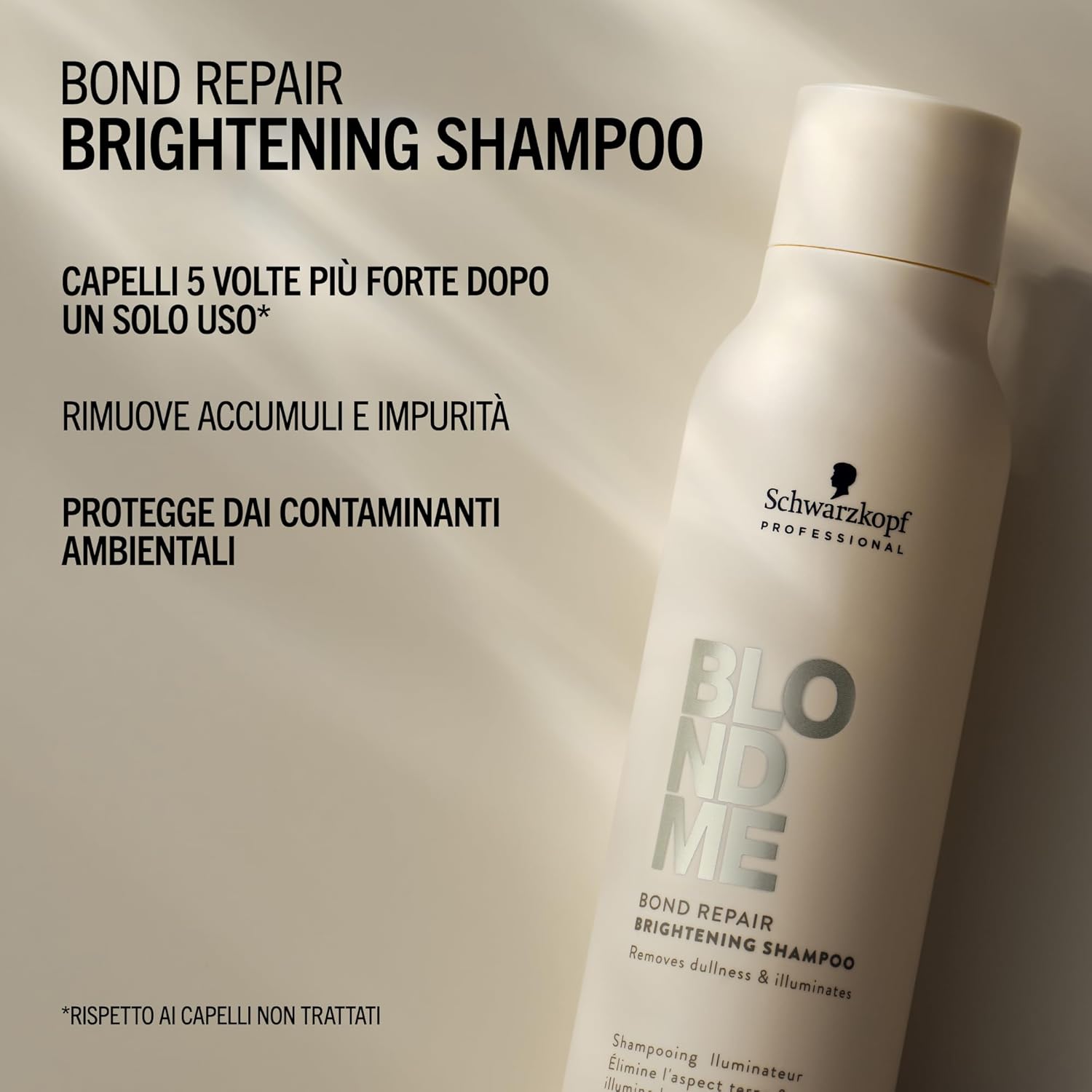 Thumbnail 2 de Schwarzkopf BLONDME Bond Repair Brightening Shampoo 300 ml