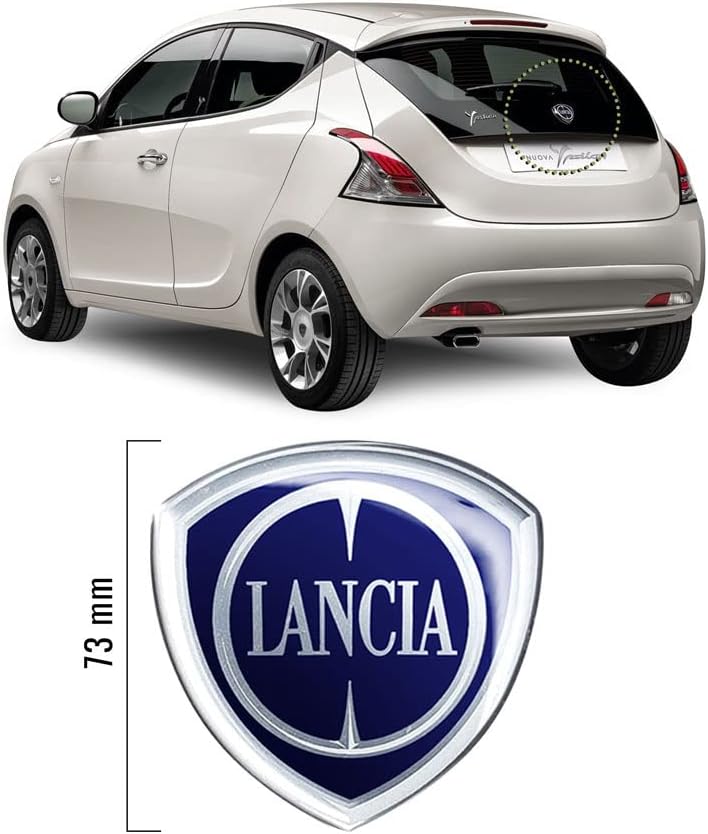 Thumbnail 1 de Lancia 21263 Adesivo 3D Logo Ufficiale per Ypsilon – Posteriore 71 × 73 mm