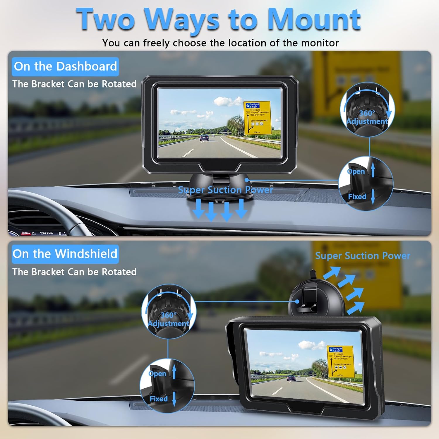 Thumbnail 6 de Reversing Camera Kit AHD 1080P 4.3" Monitor