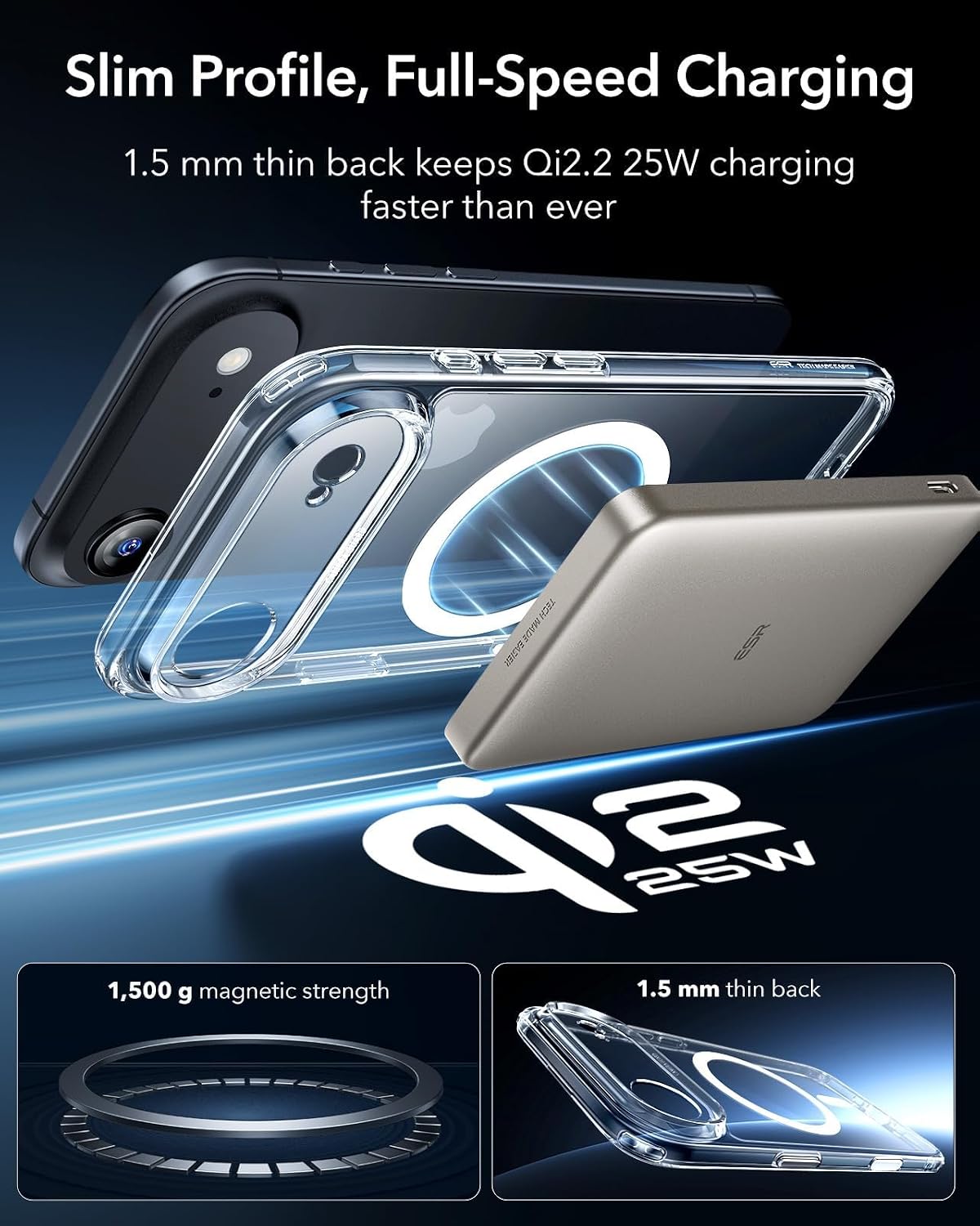 Thumbnail 5 de ESR for iPhone 17 Air Case with Camera Control Cover and MagSafe Compatibility