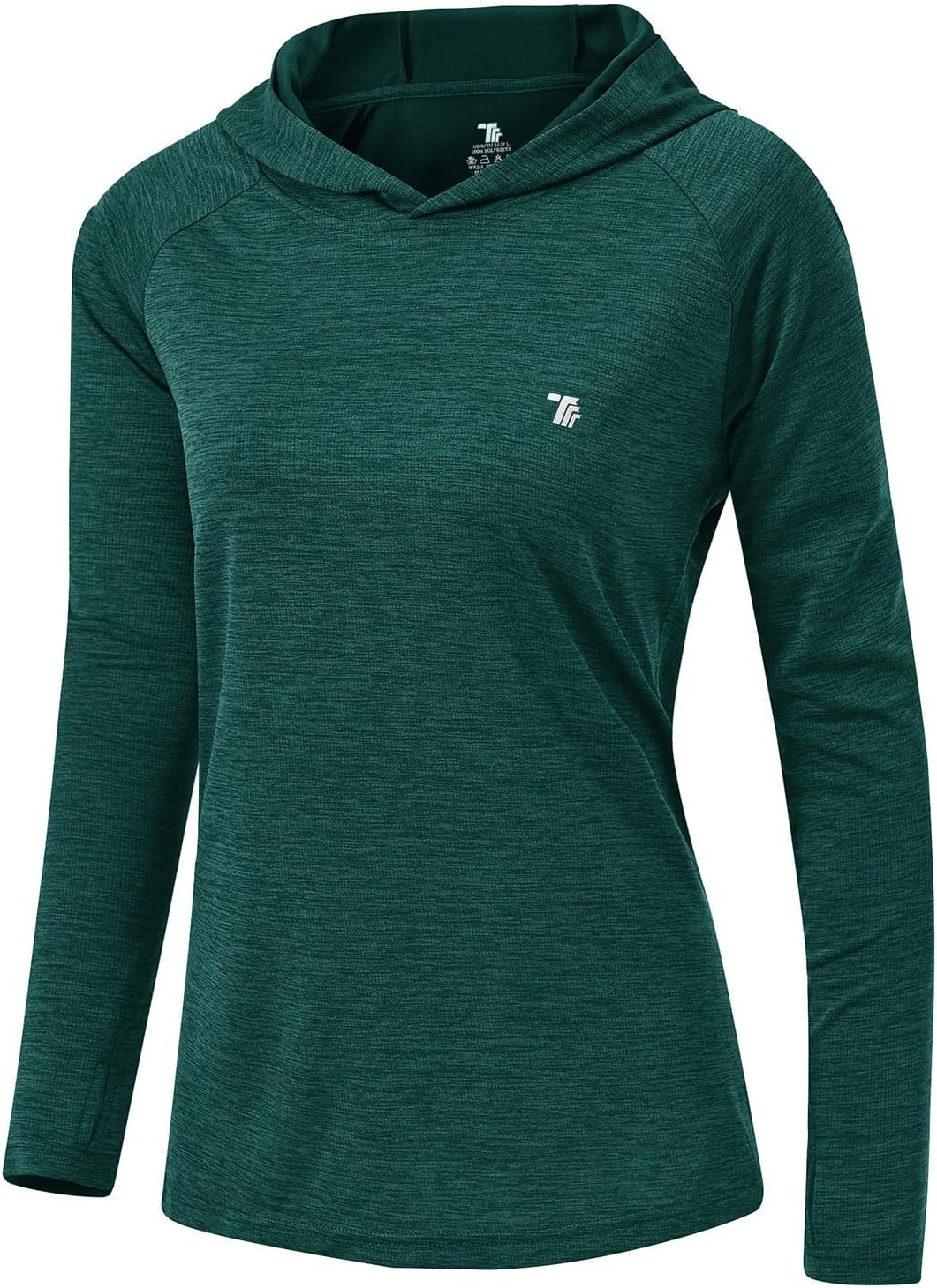Detalle de TBMPOY Women's Sun Protection Hoodie Shirt UPF 50+