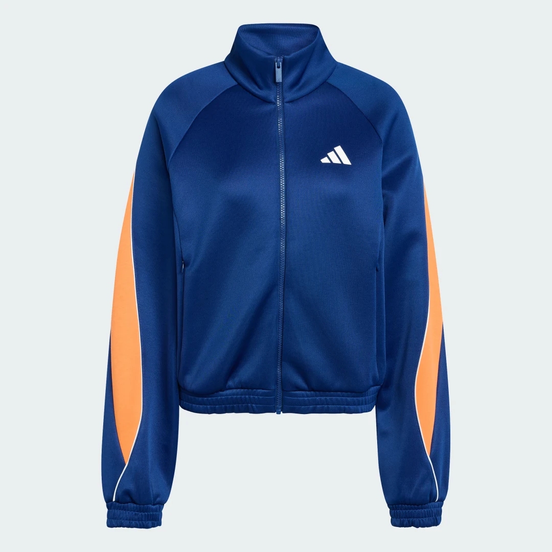 Detalle 2 de Sudadera Stadium de Adidas (Azul) – estilo y comodidad para el día a día