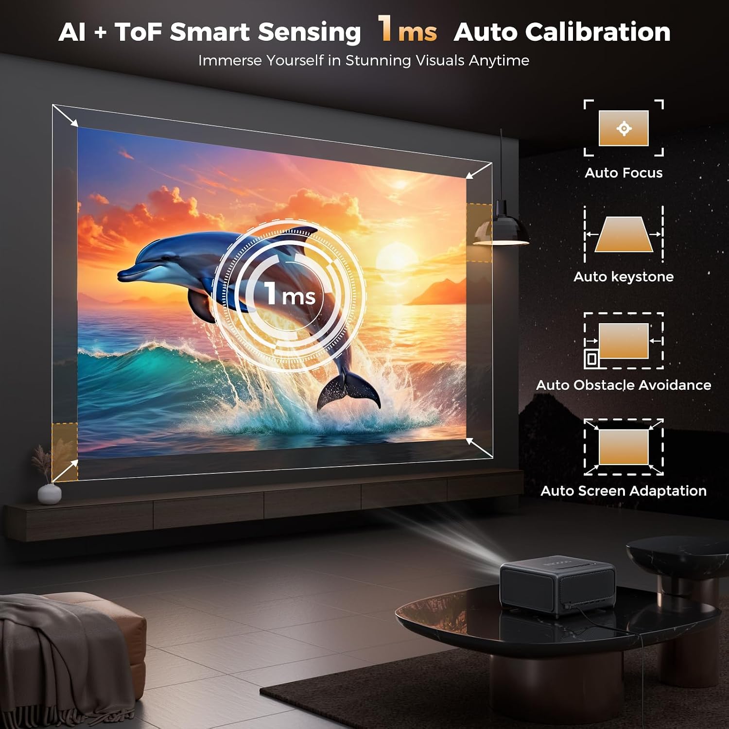 Thumbnail 4 de GooDee 4K Smart Projector 3000 ANSI